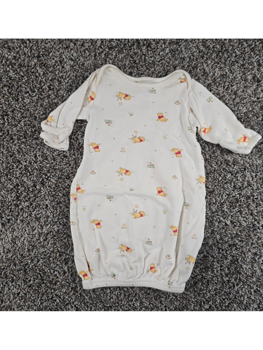 Vintage Disney Sincerely Winnie the Pooh newborn sleep sack gown OS